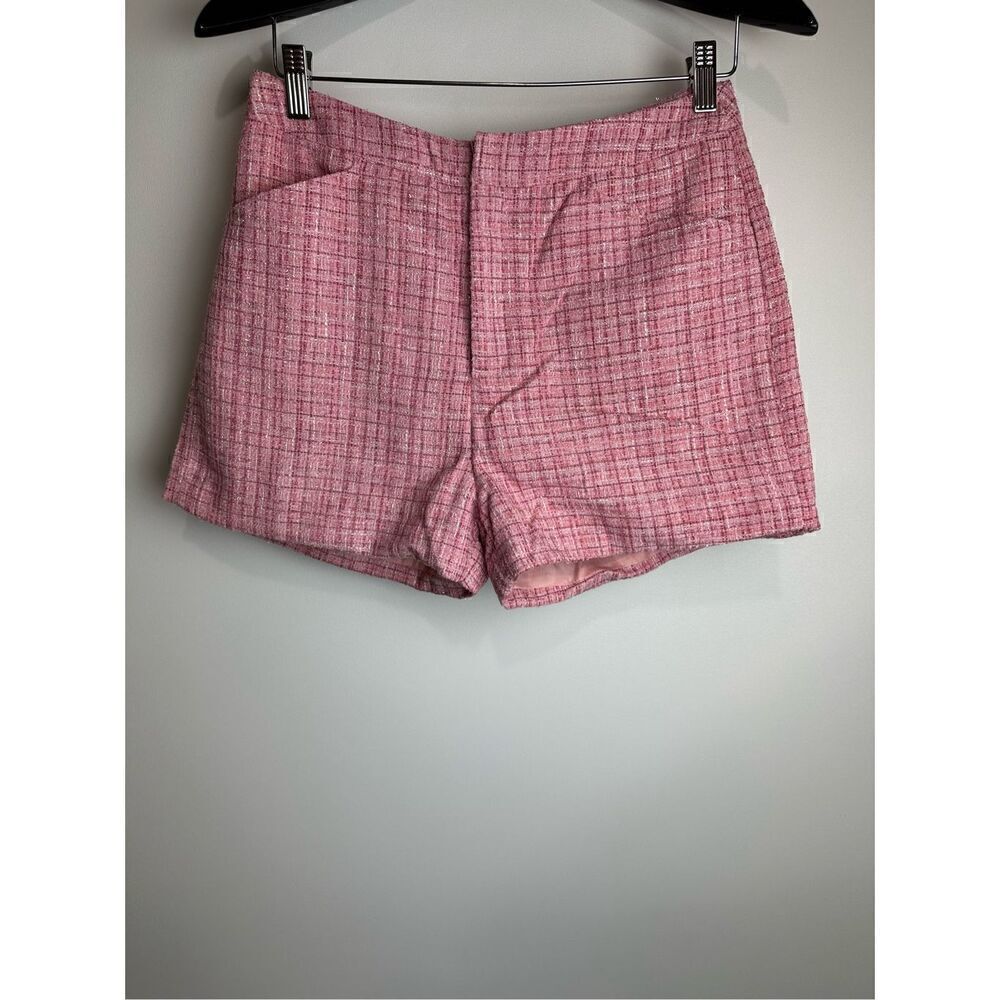 Rose Pink Tweed Short Set - Picture 9 of 10